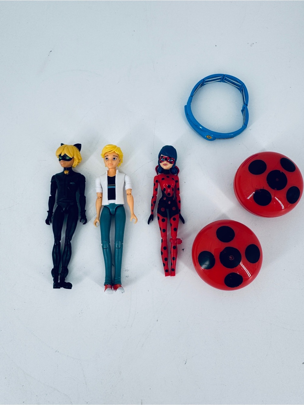 MIRACULOUS action figure set 5" LADYBUG Adrien Cat Noir lot doll LADY BUG toys